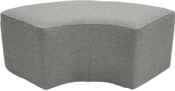 Pouf Tweed 1/4 rond